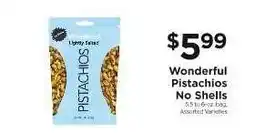 ShopRite Wonderful Pistachios No Shells offer