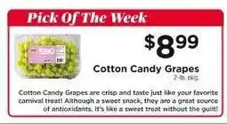 ShopRite Cotton Candy Grapes offer