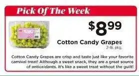 ShopRite Cotton Candy Grapes offer