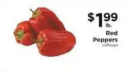 ShopRite Red Peppers offer