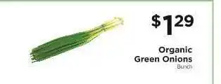 ShopRite Organic Green Onions offer