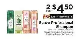 ShopRite Suave Professional Shampoo offer