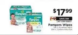 ShopRite Pampers Wipes offer