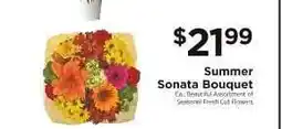ShopRite Summer Sonata Bouquet offer
