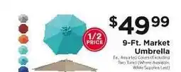ShopRite 9-ft Market Umbrella offer