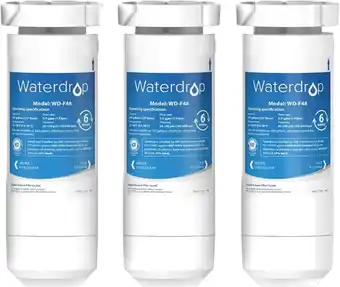 Walmart Waterdrop XWF Water Filter for GE Refrigerator, Replacement for XWF GE , 3 Filters (not XWFE) offer