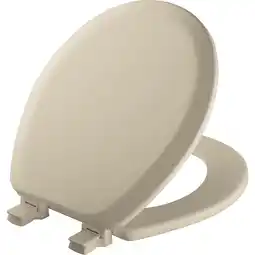Walmart Mayfair Lift off Round Enameled Wood Toilet Seat in Bone with StayTite offer