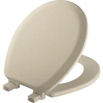 Walmart Mayfair Lift off Round Enameled Wood Toilet Seat in Bone with StayTite offer