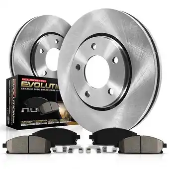 Walmart PowerStop Rear Stock Replacement Brake Pad and Rotor Kit Fits: HYUNDAI KIA Select Models KOE7507 offer