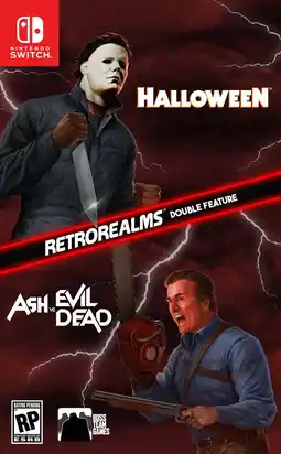 Walmart Halloween and Ash vs Evil Dead RetroRealms Double Feature, Nintendo Switch offer