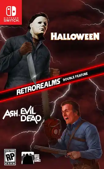 Walmart Halloween and Ash vs Evil Dead RetroRealms Double Feature, Nintendo Switch offer