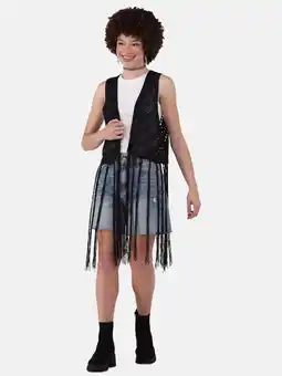 Walmart No Boundaries Women's Crochet Vest with Fringe Trim, Lightweight, Women’s and Women’s Plus offer