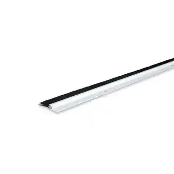 Walmart Vinyl Door Sweep White W/Black Fiber Brush | Polar Bear Weather Stripping offer
