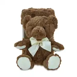 Walmart Mother's Day Medium Brown Bear Plush with Blanket, 50 x 60, by Way To Celebrate offer