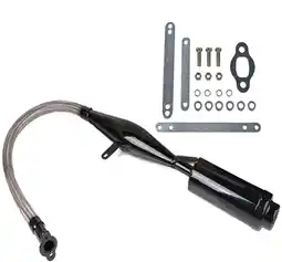 Walmart JRL Black Viper Flexible Muffler Pipe For 80cc Bike Gas Engine Motor Parts offer