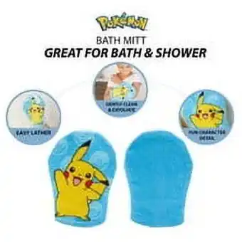 Walmart Pokmon Kids Pikachu Hooded Towel and Wash Mitt, Cotton, Yellow offer