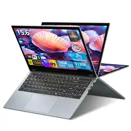 Walmart KUU AMD Laptop, 15.6 1080p Touchscreen Thin PC Laptop, AMD R3-3200U, 16GB RAM, 512GB SSD offer