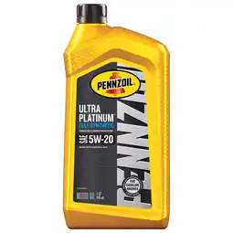 Walmart Pennzoil Ultra Platinum Full Synthetic 5W-20 Motor Oil, 1 Quart offer