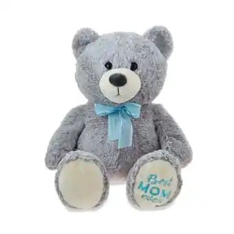 Walmart Mother's Day Jumbo Gray Bear Plush, 24 in, by Way To Celebrate offer