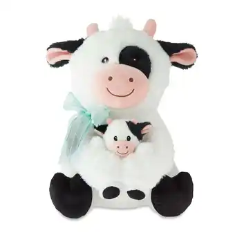 Walmart Mother's Day Large Black and White Mom and Me Cow Plush, 13.5 in, by Way To Celebrate offer