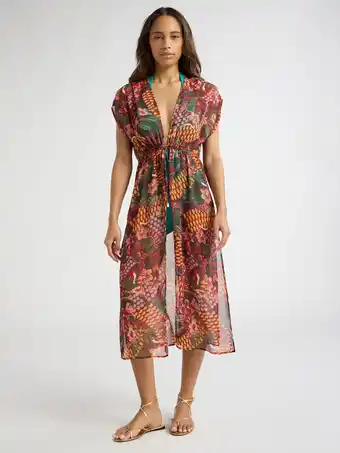 Walmart Sofia by Sofia Vergara Women's and Women's Plus Portia Batwing Caftan, Sizes XS-2X offer