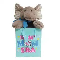Walmart Mothers Day Gray Elephant Plush in My Mom Era Gift Bag, by Way To Celebrate offer