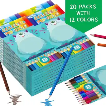 Walmart OSIMIG 240-Count Colored Pencils for Educational Art Supplies offer