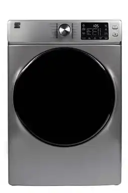 Walmart 8.0 cu. ft. Electric Dryer w/ Steam - Metallic offer