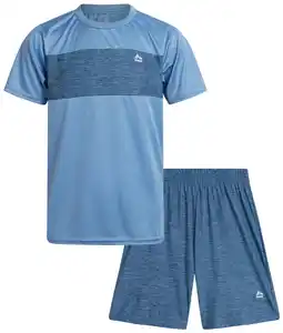 Walmart RBX Boys' Active Shorts Set - 2 Piece Performance T-Shirt and Gym Shorts (4-12) offer