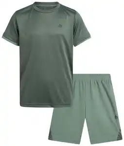 Walmart RBX Boys' Active Shorts Set - 2 Piece Performance T-Shirt and Gym Shorts (4-12) offer