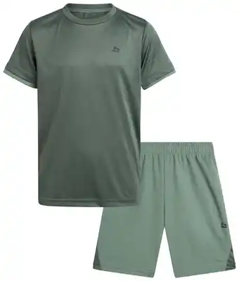 Walmart RBX Boys' Active Shorts Set - 2 Piece Performance T-Shirt and Gym Shorts (4-12) offer