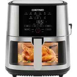 Walmart Chefman ExacTemp 8-Quart Easy-View Air Fryer with Wired Cooking Thermometer Stainless Steel, New offer