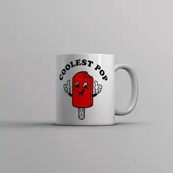 Walmart Coolest Pop Mug Funny Fathers Day Gift Cold Sweet Popsicle Novelty Cup offer