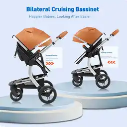 Walmart Baby Stroller, Standard Pram Reversible, Baby Carriage, Unisex Puschair, Toddler Foldable Pram offer