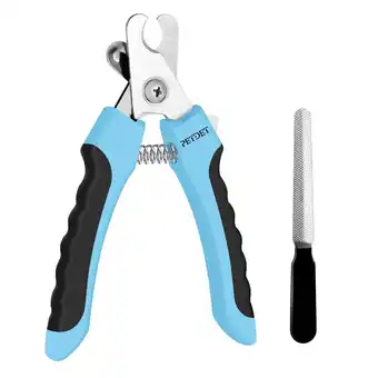Walmart PETDET Dogs & Cats Pet Nail Clippers and Nail File with Safety Protection Device offer