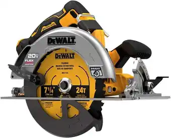 Walmart DEWALT DCS573B 20V MAX 7-1/4 in. Brushless Cordless Circular Saw with FLEXVOLT ADVANTAGE Tool Only offer