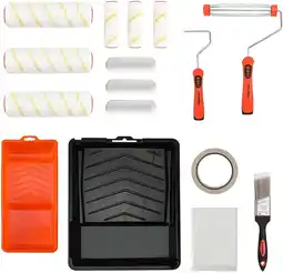 Walmart ValueMax Paint Roller Kit, 16 Piece, Steel, Polyethylene offer