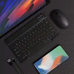 Walmart JGF844 Bluetooth Keyboard & Mouse Portable BT Wireless Keyboard & Mouse For Android PC Tablet offer