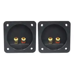 Walmart 2 Pcs Loudspeaker Connector Replacement Terminal Black Sockets and offer