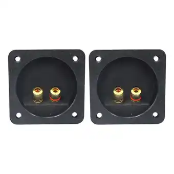 Walmart 2 Pcs Loudspeaker Connector Replacement Terminal Black Sockets and offer