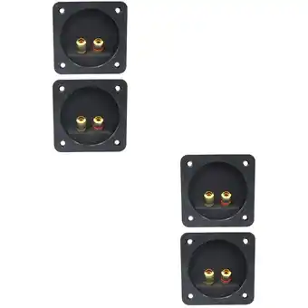Walmart Raindrops 4 pcs 2-Way Loudspeaker Box Screw Cup Connector Accessories Connector Parts offer