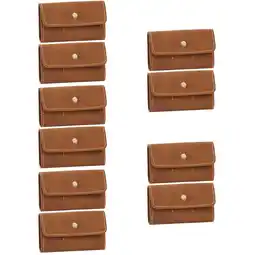 Walmart Raindrops 10 pcs PU Leather Memory Card Box Retro Cards Carrying Case 8 Slots Storage Holder offer