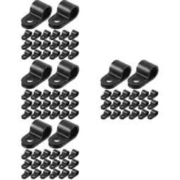Walmart Raindrops 400 pcs Rope Light Clip 7.9mm Wire Clip Replacement R-shape Ethernet Cable Clip offer