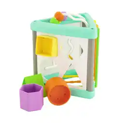 Walmart Infantino Activity Triangle & Shape Sorter with Four Shapes, Sensory Toy, 3-48 Months, Multicolor offer