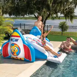 Walmart WOW Sports Rocket Pool Slide with Built-In Sprinklers offer
