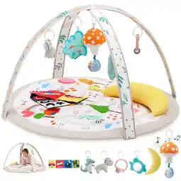 Walmart Baby Play Gym and Playground - Sensory Activity Mat for Newborns and Infants, 7 Detachable Washable offer