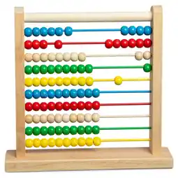 Walmart Melissa & Doug Abacus - Classic Wooden Educational Counting Toy With 100 Beads offer