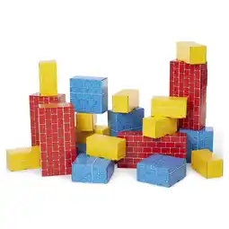 Walmart Melissa & Doug Jumbo Extra-Thick Cardboard Building Blocks - 40 Blocks in 3 Sizes - FSC Certified offer