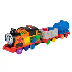 Walmart Thomas & Friends Motorized Talking Nia Train Play Vehicle with Wobbly Cargo offer