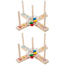 Walmart HOMEMAXS 2 Sets Colorful Throwing Ring Toy Baby Throwing Game Parent-child Interactive Game Toy offer